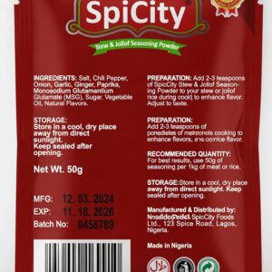 SpiCity Stew & Jollof Seasoning